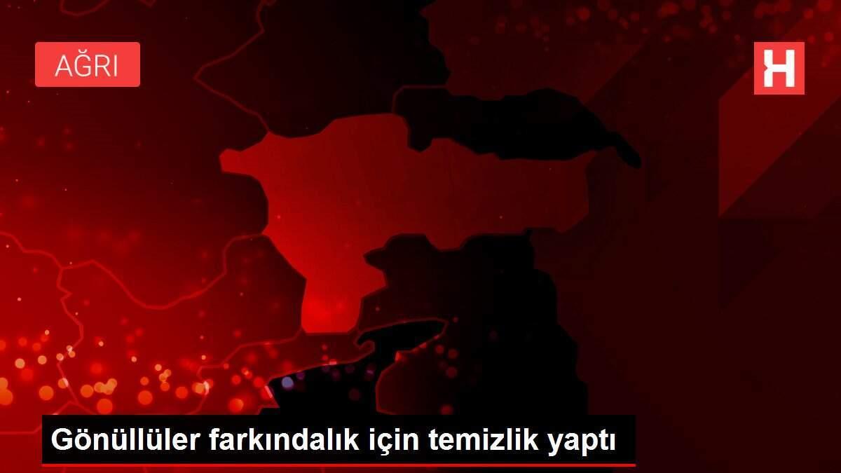 Gönüllüler farkındalık için temizlik yaptı