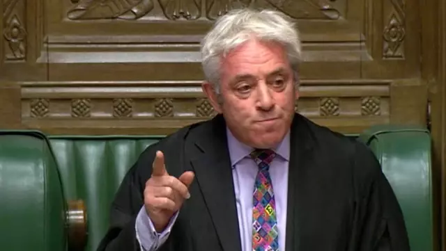 #SONDAKİKA İngiltere'de Avam Kamarası Başkanı Bercow, Brexit oylamasına izin vermedi