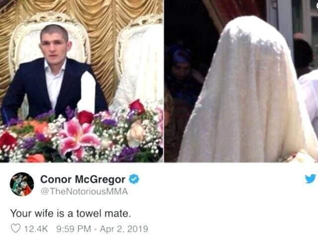 Khabib ve McGregor arasında küfürlü tartışma