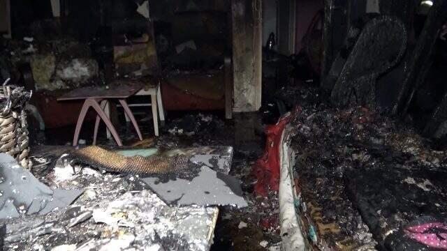 Köpeğinin yanarak öldüğünü duyan kadın, sinir krizi geçirdi