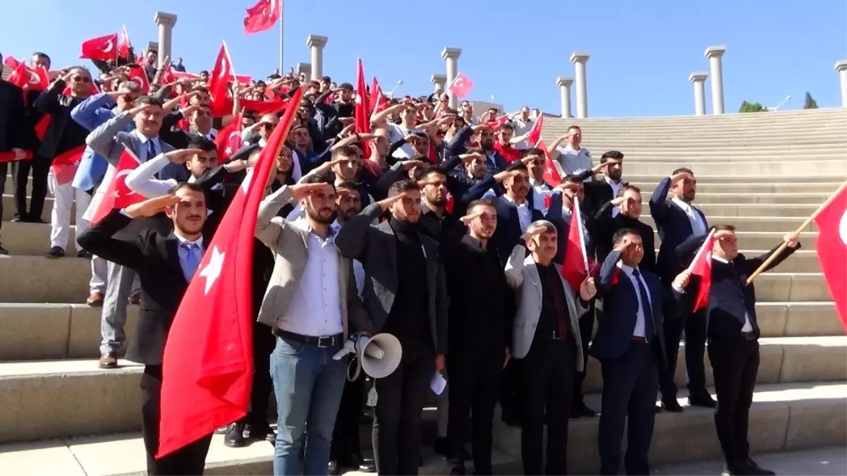 Kütahya'da Mehmetçiğe destek yürüyüşü