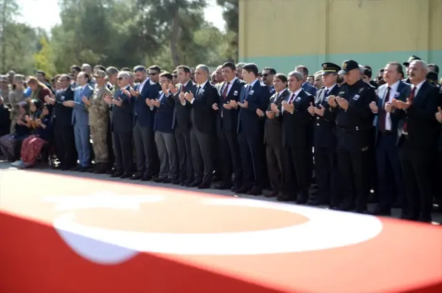 Mardin'de şehit asker için tören Mardin'de şehit asker için tören