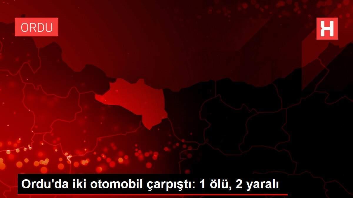 Ordu'da iki otomobil çarpıştı: 1 ölü, 2 yaralı