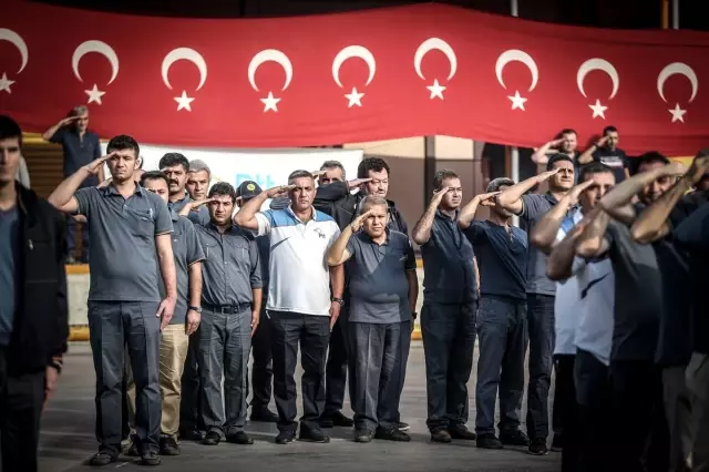 PTT çalışanlarından Barış Pınarı Harekatı'na destek PTT çalışanlarından Barış Pınarı Harekatı'na destek