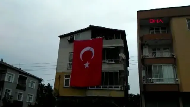 Samsun'a şehit ateşi düştü Samsun'a şehit ateşi düştü