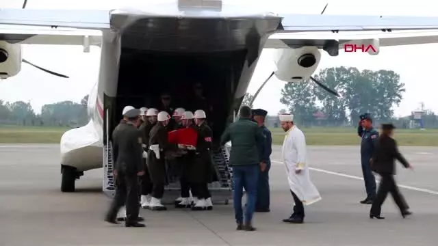 Samsun'a şehit ateşi düştü Samsun'a şehit ateşi düştü
