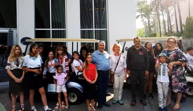Savaş mağduru Ukraynalı çocuklar Marmaris'te Savaş mağduru Ukraynalı çocuklar Marmaris'te