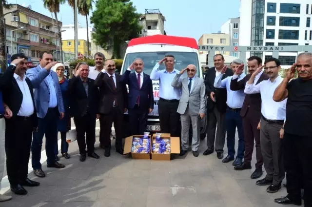 Şehitler diyarından Mehmetçiğe 2 ton yer fıstığı Şehitler diyarından Mehmetçiğe 2 ton yer fıstığı
