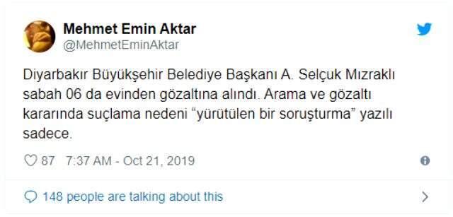 Son dakika:Görevden uzaklaştrılan HDP'li başkanlar gözaltına alındı
