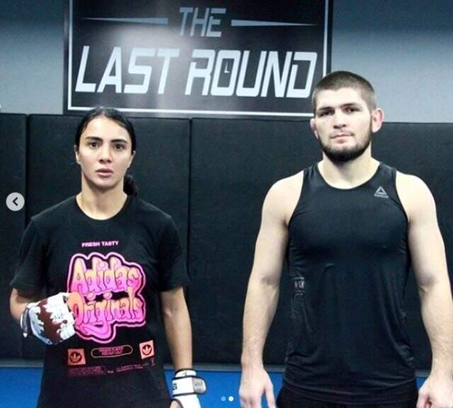 Survivor Sabriye, ünlü dövüşçü Khabib Nurmagomedov ile idman yaptı