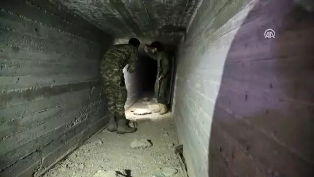 Tel Abyad'da YPG/PKK'lıların kazdığı tüneller ortaya çıkarıldı - TEL Tel Abyad'da YPG/PKK'lıların kazdığı tüneller ortaya çıkarıldı - TEL
