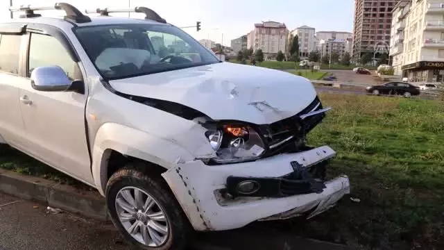 Trafik kazası: 4 yaralı Trafik kazası: 4 yaralı