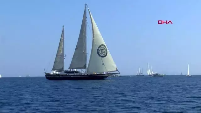Bodrum cup'ta deniz üzerinde sergi Bodrum cup'ta deniz üzerinde sergi