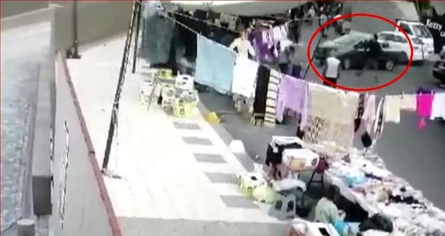Fren yerine gaza basan sürücü, pazar yerini savaş alanına çevirdi: 8 yaralı