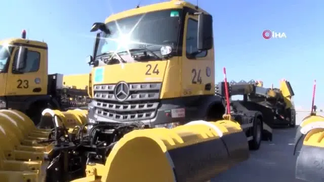 İstanbul Havalimanı kışa hazır İstanbul Havalimanı kışa hazır