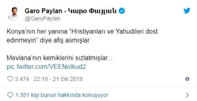 Konya'da otobüs duraklarına asılan afişler sosyal medyada tartışma yarattı