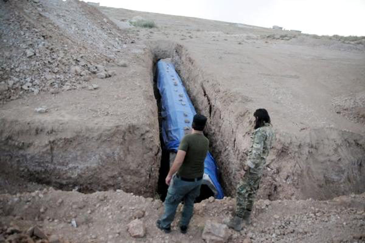 PKK/YPG'li teröristlerin Tel Abyad'daki tünelleri ortaya çıkarıldı