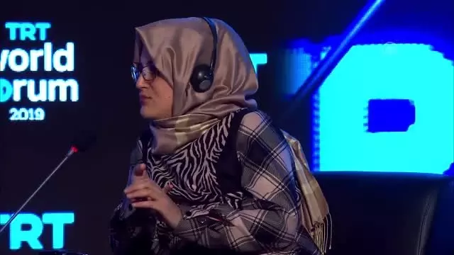 TRT World Forum 2019 - Cemal Kaşıkçı'nın nişanlısı Hatice Cengiz (2) TRT World Forum 2019 - Cemal Kaşıkçı'nın nişanlısı Hatice Cengiz (2)