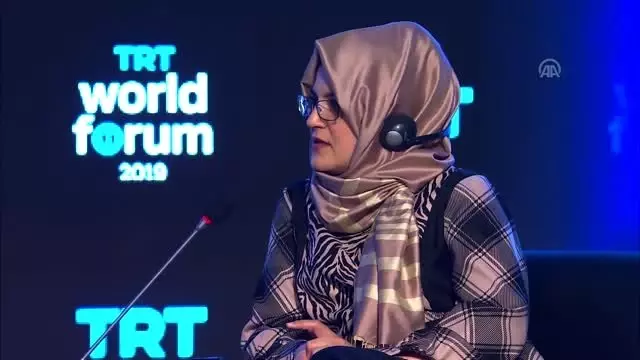 TRT World Forum 2019 - Cemal Kaşıkçı'nın nişanlısı Hatice Cengiz (1) TRT World Forum 2019 - Cemal Kaşıkçı'nın nişanlısı Hatice Cengiz (1)