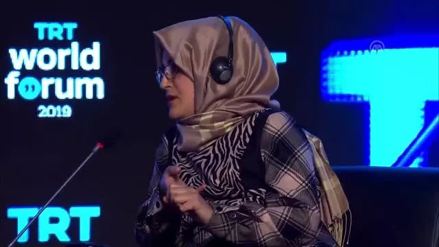 TRT World Forum 2019 - Cemal Kaşıkçı'nın nişanlısı Hatice Cengiz (2) TRT World Forum 2019 - Cemal Kaşıkçı'nın nişanlısı Hatice Cengiz (2)