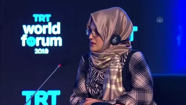TRT World Forum 2019 - Cemal Kaşıkçı'nın nişanlısı Hatice Cengiz (1) TRT World Forum 2019 - Cemal Kaşıkçı'nın nişanlısı Hatice Cengiz (1)