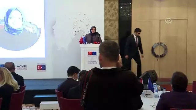 Zümrüt Selçuk: 'Ülkemizdeki işveren ve kendi hesabına çalışanlar içindeki kadın oranı yüzde 16' Zümrüt Selçuk: 'Ülkemizdeki işveren ve kendi hesabına çalışanlar içindeki kadın oranı yüzde 16'