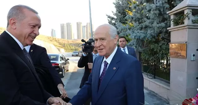 Cumhurbaşkanı Erdoğan'ın Bahçeli'yi ziyaretinde dikkat çeken detay