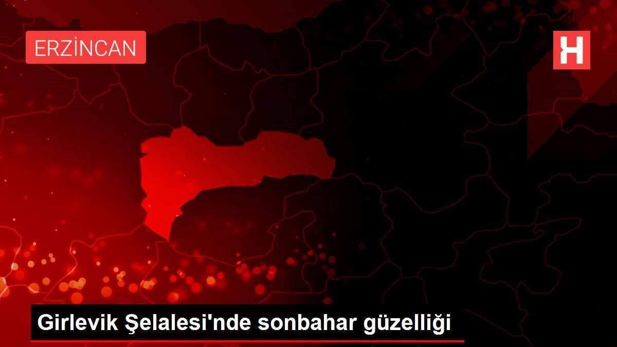 Girlevik Şelalesi'nde sonbahar güzelliği