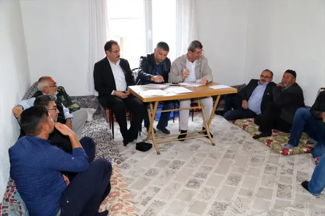 Hadim'de çiftçilere süt koyunu dağıtıldı Hadim'de çiftçilere süt koyunu dağıtıldı