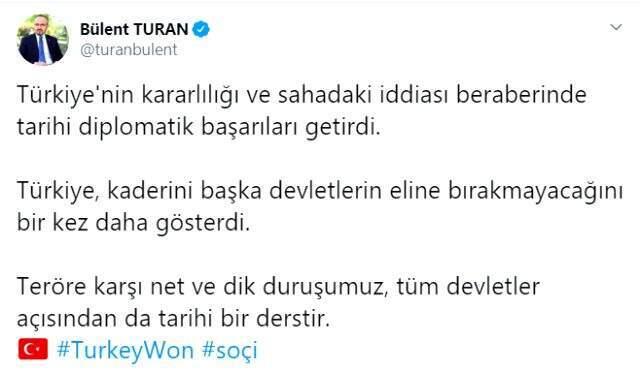 İbrahim Kalın'dan Rusya ile varılan anlaşmaya ilişkin açıklama: Türkiye sahada ve masada güçlü olmaya devam edecek