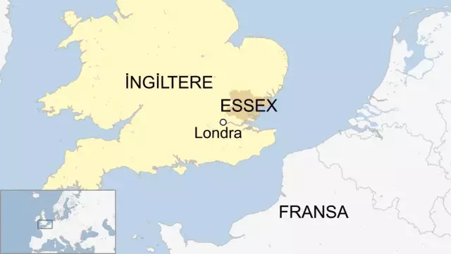 İngiltere'nin Essex bölgesinde bir kamyonda 39 kişinin cesedi bulundu İngiltere'nin Essex bölgesinde bir kamyonda 39 kişinin cesedi bulundu
