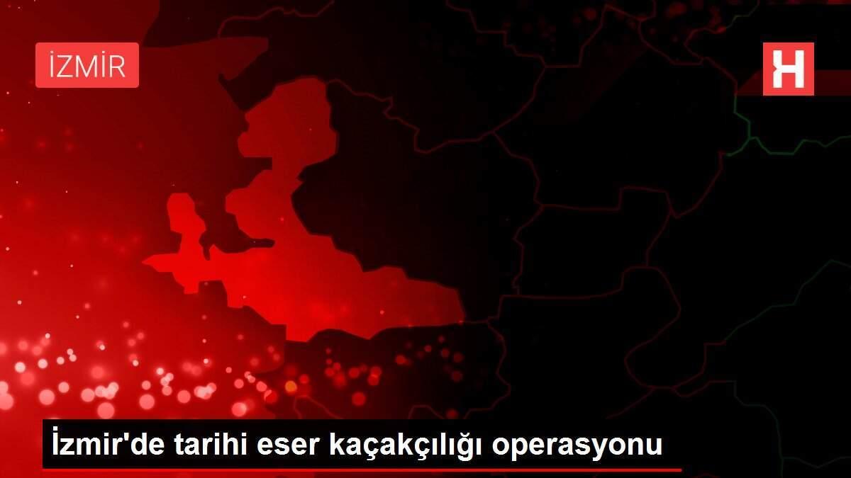 İzmir'de tarihi eser kaçakçılığı operasyonu
