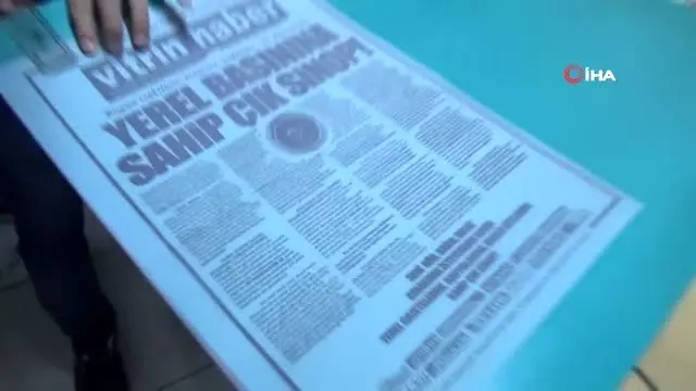Sinop'ta yayın yapan 12 gazete aynı manşetle çıktı Sinop'ta yayın yapan 12 gazete aynı manşetle çıktı