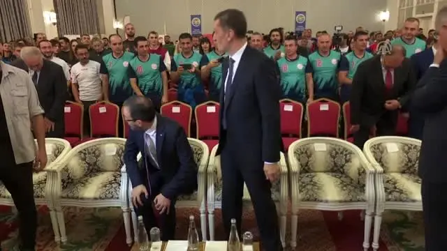 Bakan Selçuk ve Kasapoğlu, Öğretmen Kupası Tanıtım Toplantısı'na katıldı Bakan Selçuk ve Kasapoğlu, Öğretmen Kupası Tanıtım Toplantısı'na katıldı