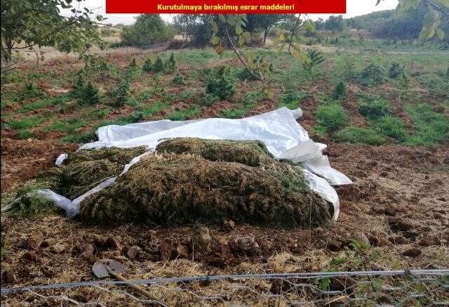 Diyarbakır'ın Lice ilçesinde 4 ton 562 kilogram esrar ele geçirildi