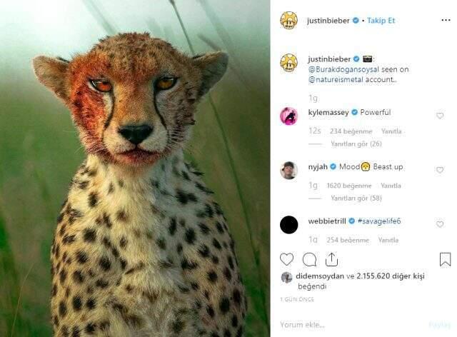 Dünyaca ünlü genç şarkıcı Justin Bieber'dan Türkleri gururlandıran paylaşım!