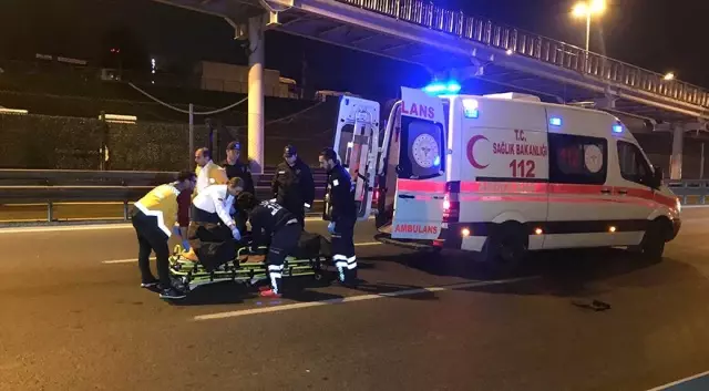 E-5 Karayolu'nda feci ölüm: Metrobüs üst geçidinden atlayan kadına otomobil çarptı