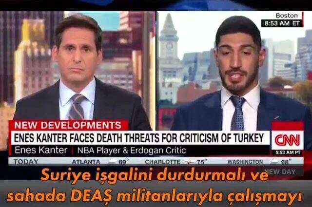 FETÖ'cü Enes Kanter, Barış Pınarı Harekatı'na tepki gösterdi: Türkiye, DEAŞ'la çalışmayı durdursun
