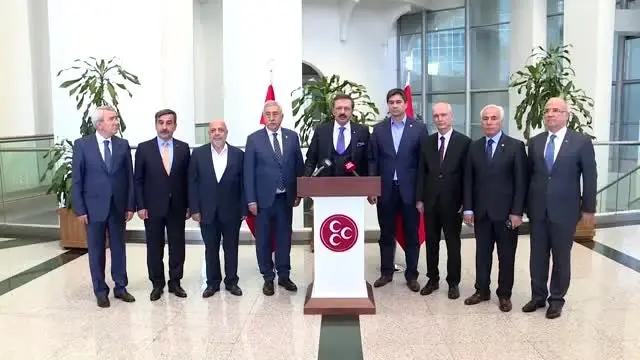 MHP Genel Başkanı Bahçeli, sendika başkanlarını kabul etti
