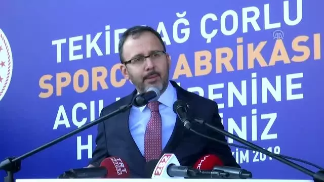 Bakan Kasapoğlu: 'Bu kadar büyük bir tesisleşmenin dünyada ikinci örneği yok' Bakan Kasapoğlu: 'Bu kadar büyük bir tesisleşmenin dünyada ikinci örneği yok'