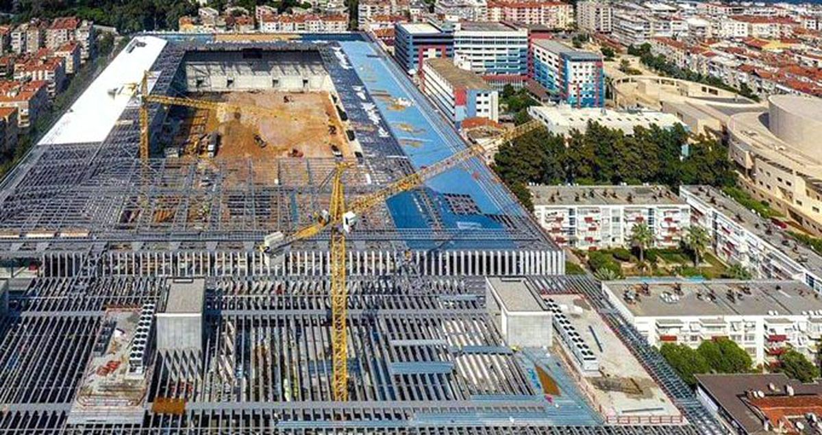 Göztepe'nin stadı Türkiye'de bir ilk olacak