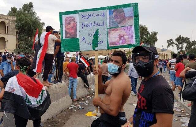 Irak'ta yeniden başlayan protestolarda ölü sayısı 24'e yükseldi