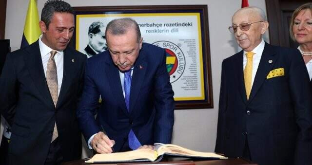 Cumhurbaşkanı Erdoğan, Fenerbahçelilere sesleniyor