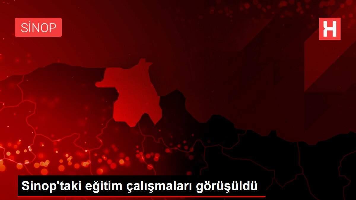 Sinop'taki eğitim çalışmaları görüşüldü Sinop'taki eğitim çalışmaları görüşüldü