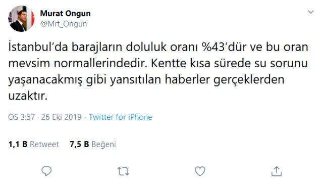 İBB'den barajlardaki korkutan görüntüyle ilgili açıklama: İstanbul'da barajların doluluk oranı mevsim normallerindedir