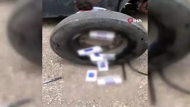 Kaçakçıların zulası polisi bile şaşkına çevirdi