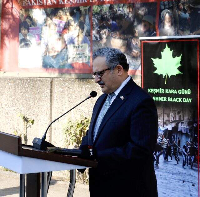 Keşmirlilere Türk desteği Ankara'daki Keşmir Kara Günü olayında yeniden teyit edildi