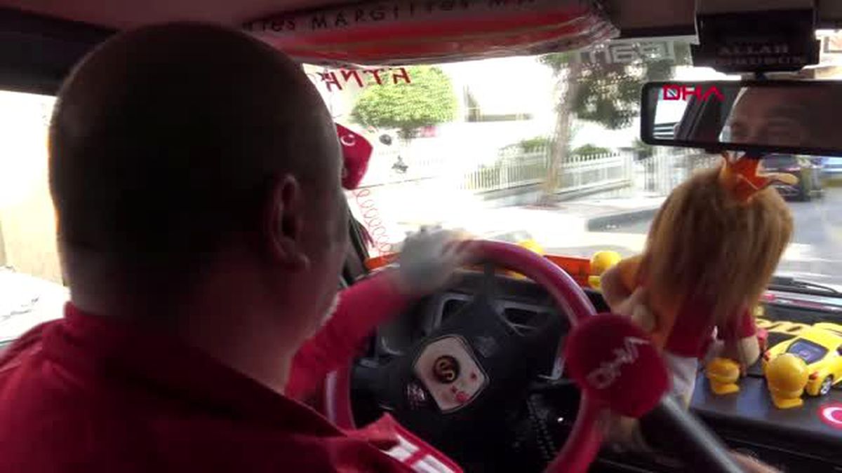 Spor 'galatasaraylı araba' yine florya'da! - 2