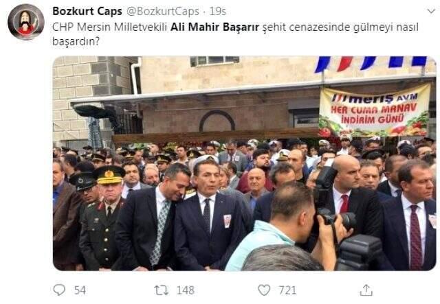 Şehit cenazesinde gülen milletvekili sosyal medyada büyük tepki çekti