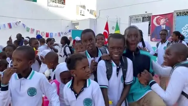 Senegalli öğrencilerden Türkiye'ye Cumhuriyet Bayramı mesajı Senegalli öğrencilerden Türkiye'ye Cumhuriyet Bayramı mesajı